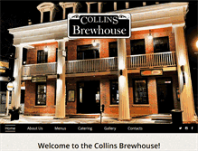 Tablet Screenshot of collinsbrewhouse.ca